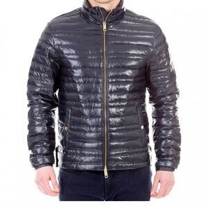 New Burberry Men’s Navy Down Jacket Coat xxl